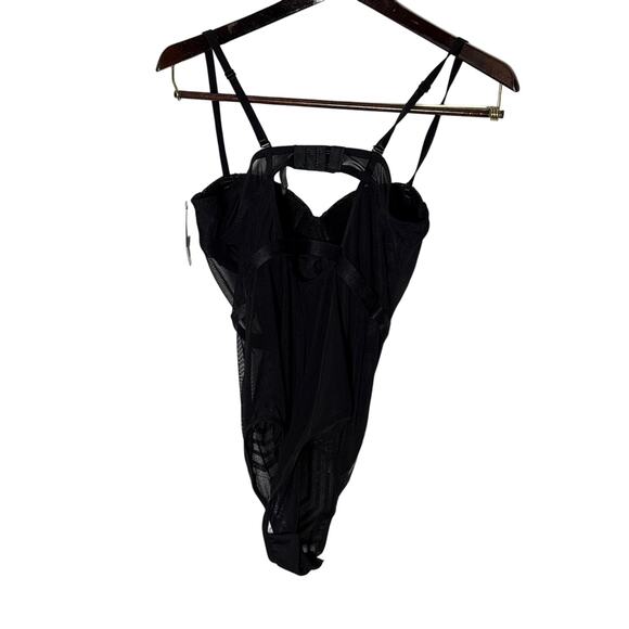 Whimsy Goth Black Satin Corset & Skirt Set Size Small - Picture 7 of 10